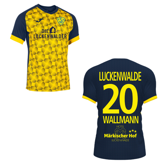 Matchworn JOMA Auswärtstrikot Saison 2023/2024 | Nr. 20 Moritz Wallmann